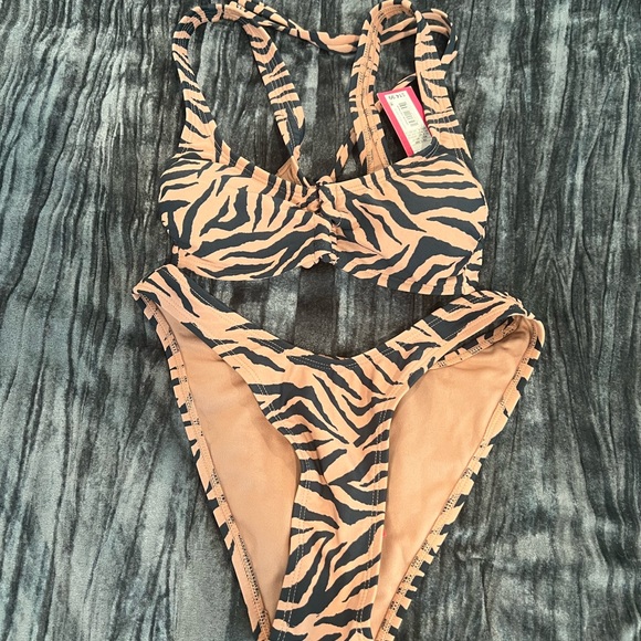 Xhilaration Other - Zebra Print Bikini Set Size XS by Xhilaration